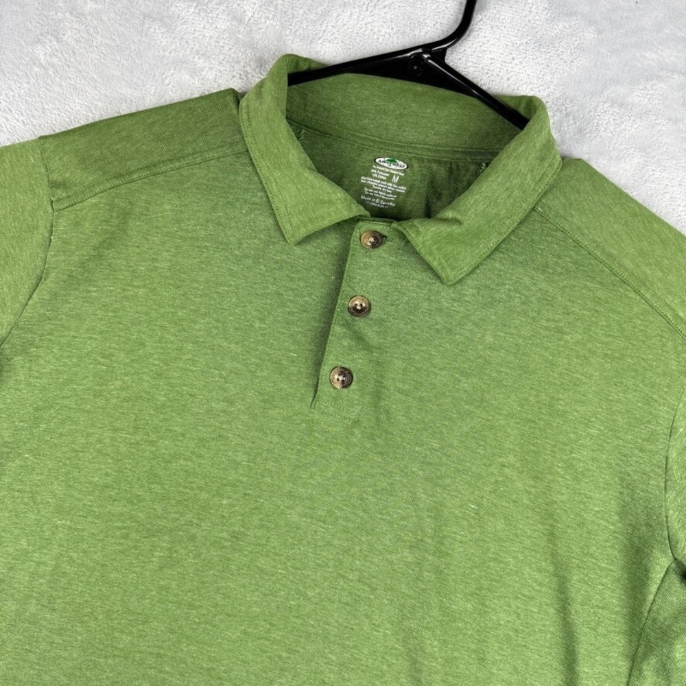 Arborwear Shirt Mens Medium Green Tree Climber Short Sleeve Polo Workwear